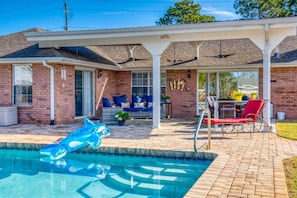 A great place for kids to make memories. The pool is only 4 feet deep. 