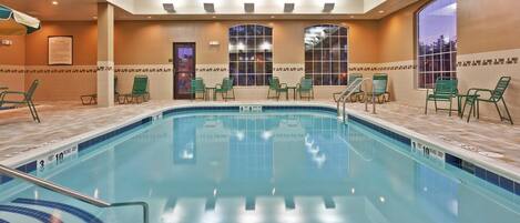 Fancy a swim? Take a dip in the indoor pool.