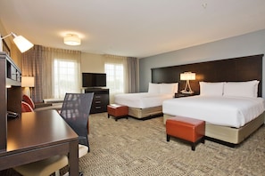 Drift to sleep in a comfortable bed after a wonderful day outside.