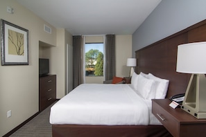 Get a peaceful night sleep in our cozy bedroom.