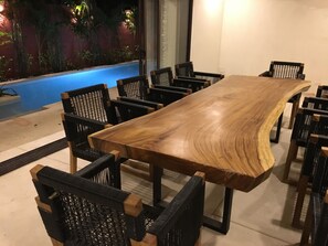 Outdoor dining