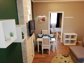 Specious living room for the whole family. Feel like at home :)