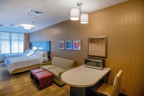 Snuggle up with a cup of coffee or tea on the comfortable sofa.