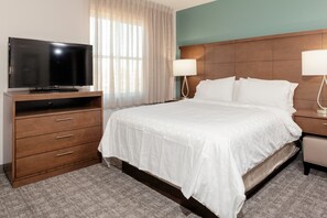 Fall asleep in our cozy bedroom.
