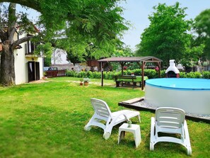 Property, Grass, Backyard, Yard, Lawn, Tree, Garden, Building, Real Estate, House