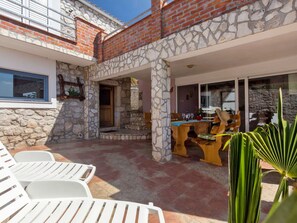 Zuhause, Wohnung, Backstein, Beton, Estate, Balkon, Flagstone, Hazienda, Hof, Cobblestone