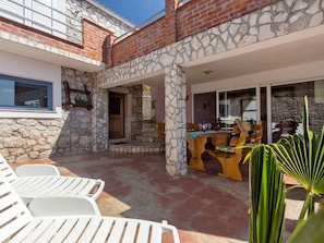 Zuhause, Wohnung, Backstein, Beton, Estate, Balkon, Flagstone, Hazienda, Hof, Cobblestone