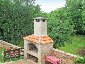 Plant, Sky, Tree, Wood, Gas, Cottage, Landscape, Cooking, Chimney, Outdoor Furniture