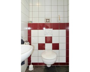 Brown, Plumbing Fixture, Photograph, White, Bathroom, Black, Purple, Toilet, Interior Design, Flooring