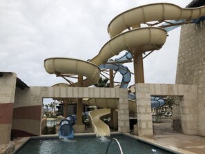 Two waterslides
