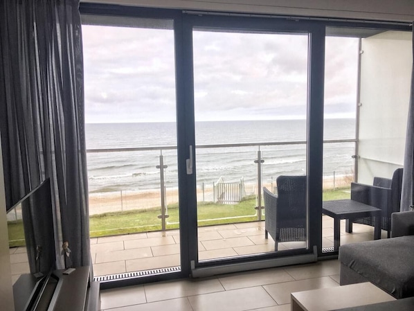 Meerblick aus dem Wohnzimmer