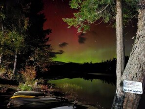 Northern lights on our lake