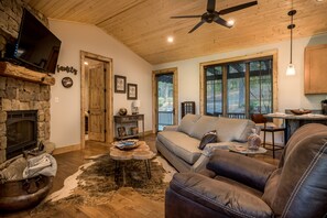 Living Room with Gas Fireplace