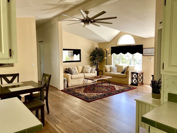 Spacious living room