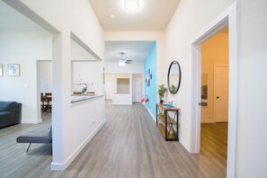 Entrance to a 11 feet ceiling house