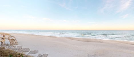 Your view from the private Sand Castle Deck, not bad!