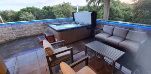 Bain à remous extérieur