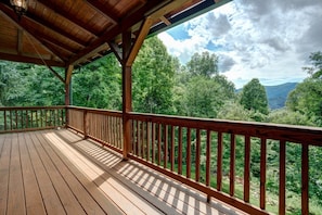 Large covered porch
