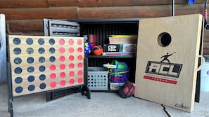 Plenty of outdoor games to keep everyone entertained