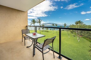 Large lanai located on the mauka end of the building.