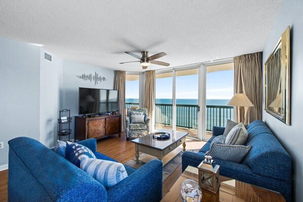 Oceanfront Living Room 