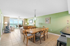 Ample dining space 