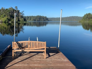 This spot on the private boat dock is very special and a rate find.