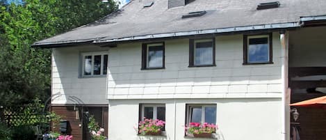 Plant, Building, Property, Flower, Window, Sky, Tree, House, Cottage, Grass