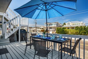 Outdoor dining outside your front door