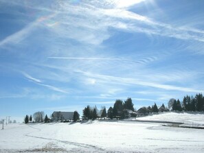Himmel, Schnee, Winter, Wolke, Einfrieren, Baum, Daytime, Natürliche Landschaft, Eis, Atmosphäre