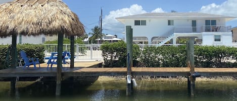 Beautiful home with 50 foot dock and heated pool!