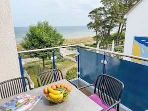 Blau, Küste, Stuhl, Strand, Balkon, Gartenmöbel, Zaun