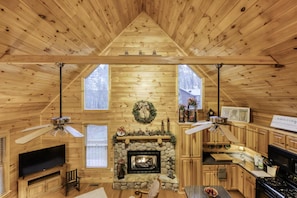 Entry level Family room