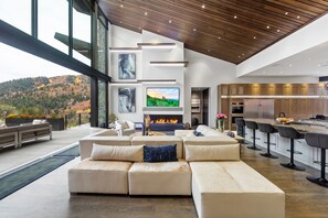 Main Living room (Sliding glass door opens to the backyard)