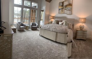 Master bedroom with sitting area very luxurious