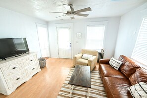 The living room area is a perfect place to relax and unwind.