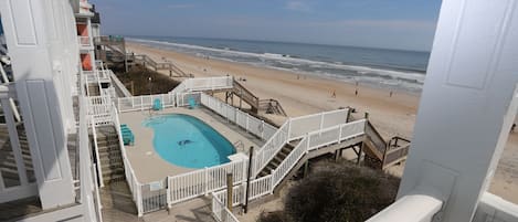Privite pool for the 8 homes that make up
Ocean Watch Villa's