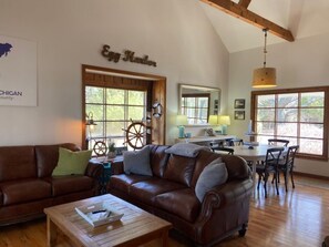 main floor dining and couches