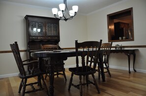 Dining room of A