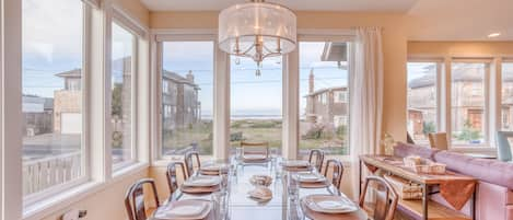 Floor 2 Dining Area with Window Views