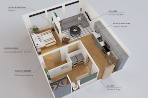 Layout with Amenities.