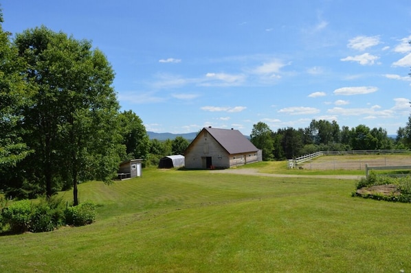 THE STABLE, VIEW FROM THE HOUSE