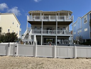 Ocean side of house