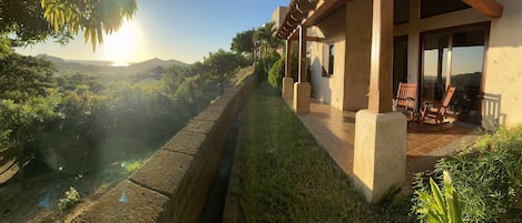 Breathtaking views from outside the villa