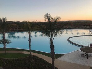 Sunset view of the Lagoon