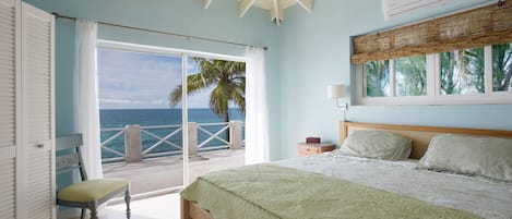 Master bedroom with ocean views