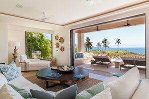 Open plan living room