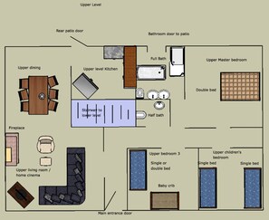 Floor plan Zen In Picardie 100 square meters / 1076 square feet