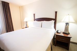 Get a good night's rest in the cozy bedroom.