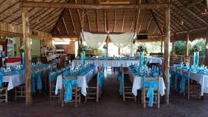 Espace banquet en plein air